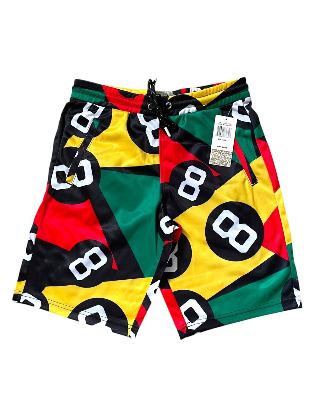 Fresh Prints of Bel Air Men's Drawstring Shorts SMALL NWT